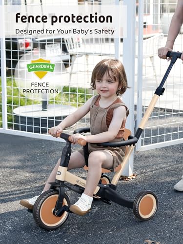 Image of newyoo TR008 5-in-1 Tricycle for Toddlers 1-3, Toddler Bike, Birthday Gift