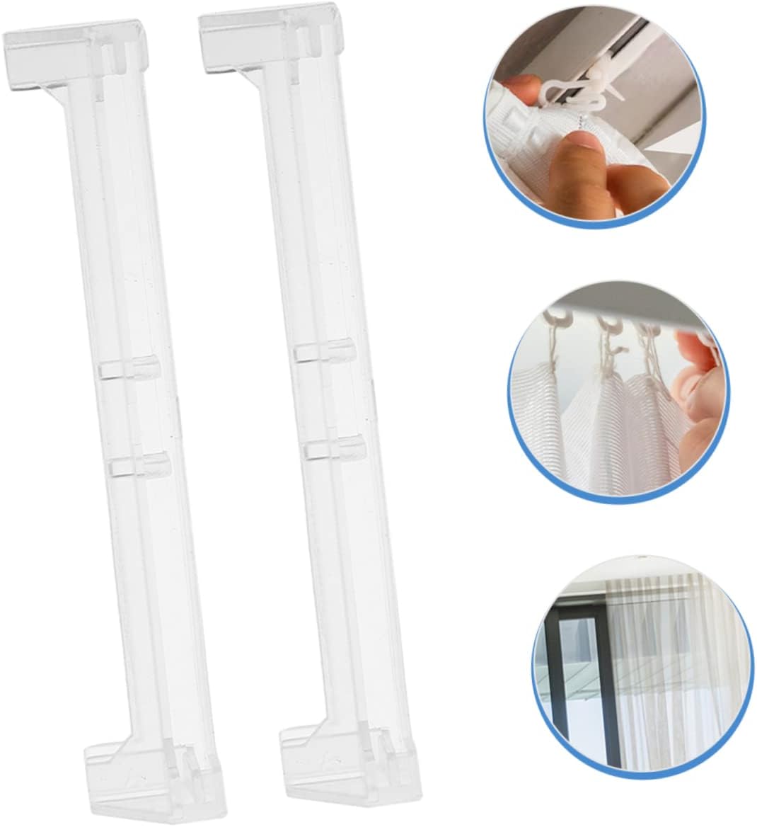 2pcs Vertical Blind Corner Bracket Hidden Valance Connector for Blinds Easy Installation Compact Design for Seamless Window Treatments