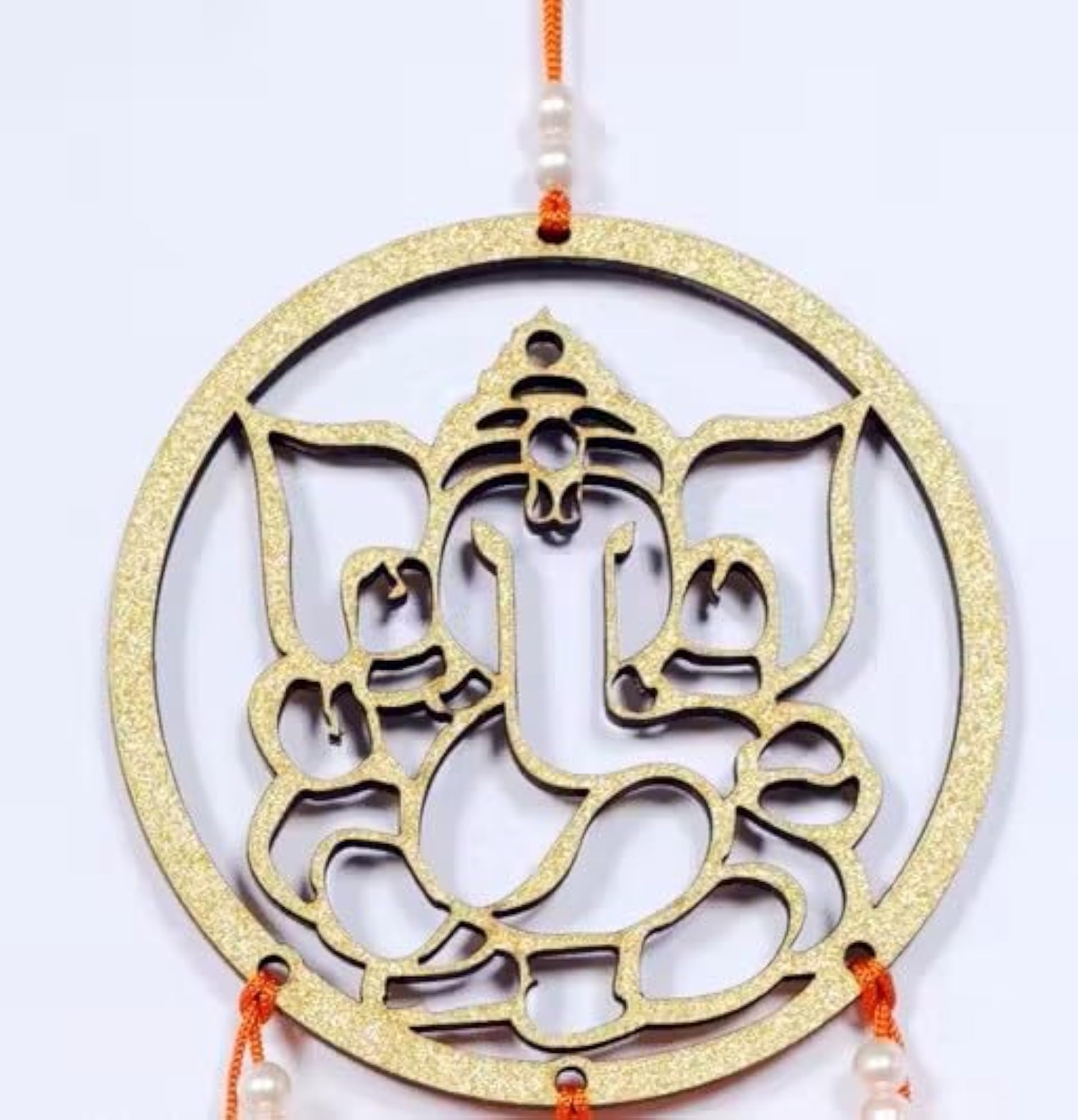 Dream Catcher with Gold Circle Design