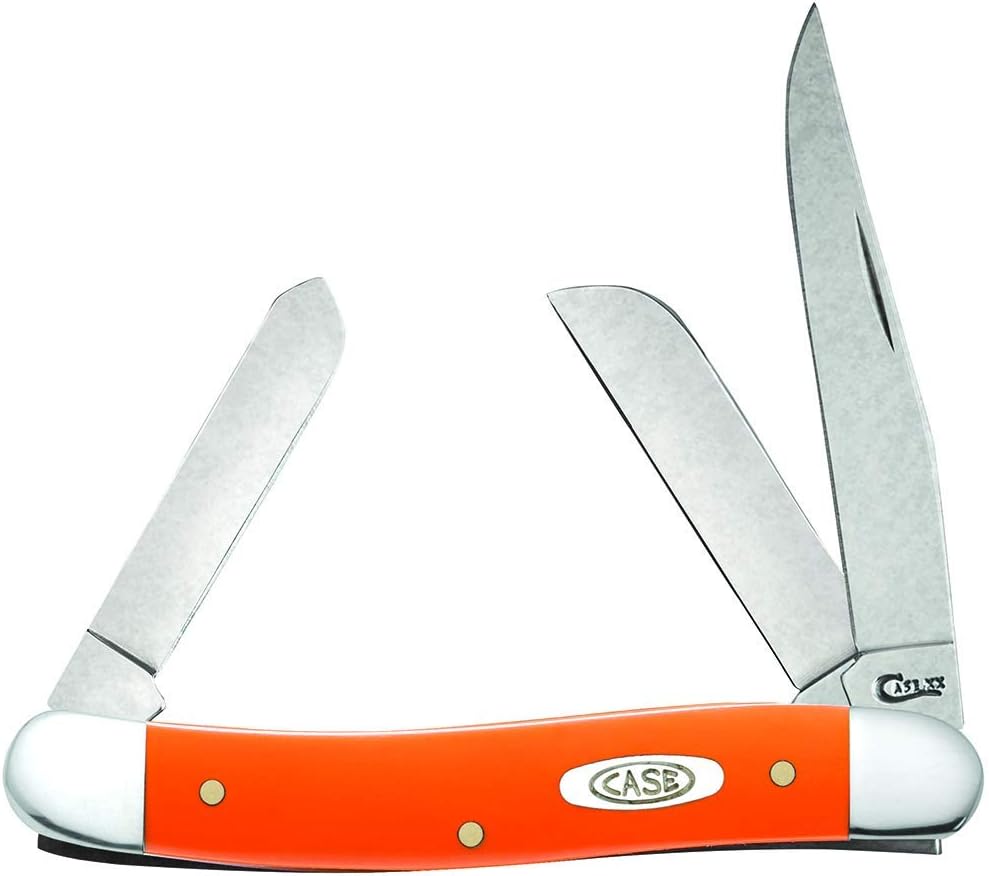 Case Medium Orange Stockman Pocket Knife