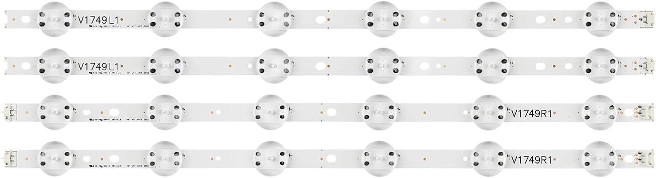 LED Backlight Strip Fit for LG 49 TV 6916L-2862A 6916L-2863A V17 49 R1+L1 ART3 49UJ670V-ZD 49UJ651V 49UJ6510 LC490DGGFKMD