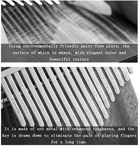 WYKDL Kalimba Thumb Piano Musique Cadeau Pratique for Adultes Instrument Débutant Entrée Piano Portable Doigt 17 Tone… - Les Beatles, Paul McCartney, John Lennon, RIngo Starr, George Harrison WYKDL Kalimba Thumb Piano Musique Cadeau Pratique for Adultes Instrument Débutant Entrée Piano Portable Doigt 17 Tone… – Image 6