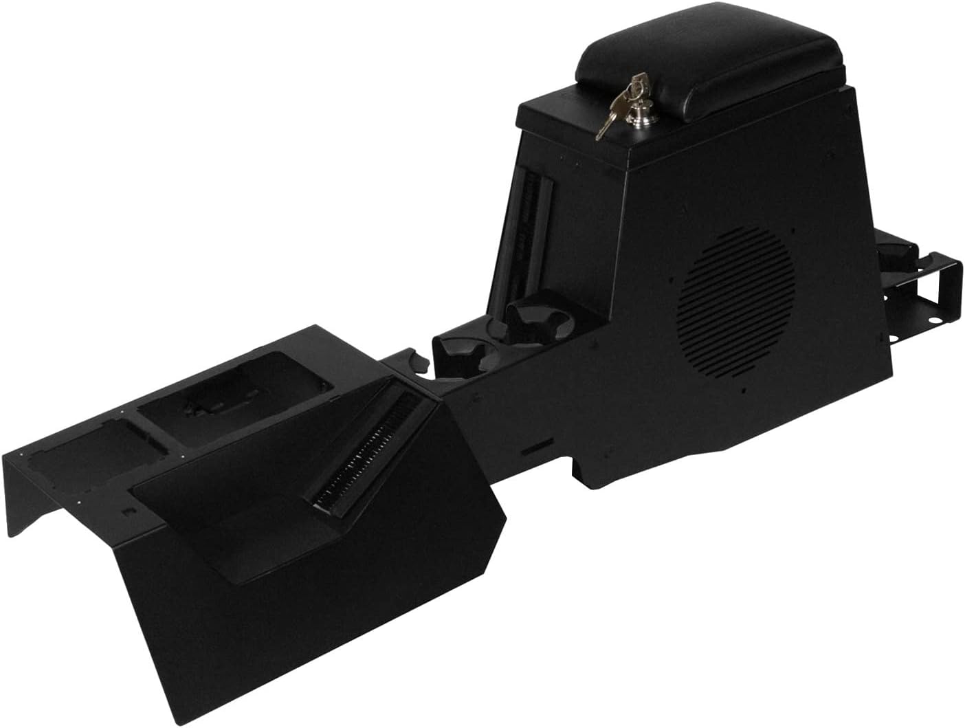 Tuffy Security Products Subwoofer Console – Full Length – Keyed Lock – Compatible with Jeep Wrangler TJ & LJ (1997–2006)