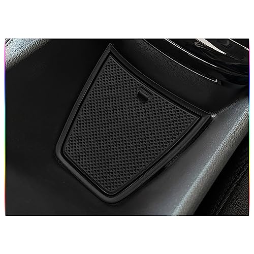 Image of SKTU 2024 2025 2026 Chevy Trax Door Slot Mat for 2024 2025 2026 Chevrolet Trax (LS,1RS,LT,2RS,ACTIV) 14PCS Fit 2024 2025 2026 Chevy Trax Accessories Door Compartment Cup Center Console Liners (Black)