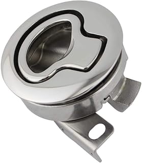 TMP1105 Cam-Latches Flush Mount Hatch Flush Pull Latch Marine Key Door Locking Marine Grade Cam Latch Flush Pull Hatch for Boat Marine Medical (Size : 1pcs 1/2inch)