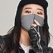 LOOKA MASK Protective Fashion Face Mask, Breathable, Washable and Reusable, Casual Stripe Black (Medium)