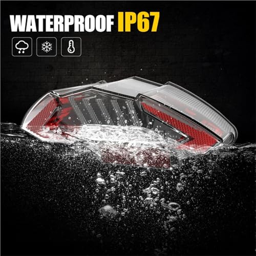 Luz trasera de freno y DRL para moto BMW R1200GS F800 G650 GS Dakar 5