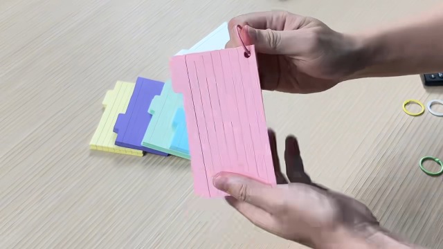 300 Flash Cards Cartoncini,Cartoncini Colorati a Righe,flashcards,schedari a righe, per apprendimento, viaggi, scuola, ufficio, casa, 127 x 80 mm