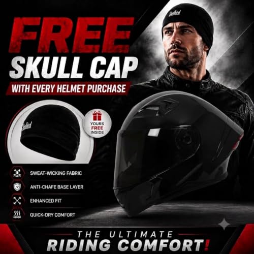 Steelbird SBA-11 7Wings LT ISI Full Face Helmet for Men Glossy Black - Image 4