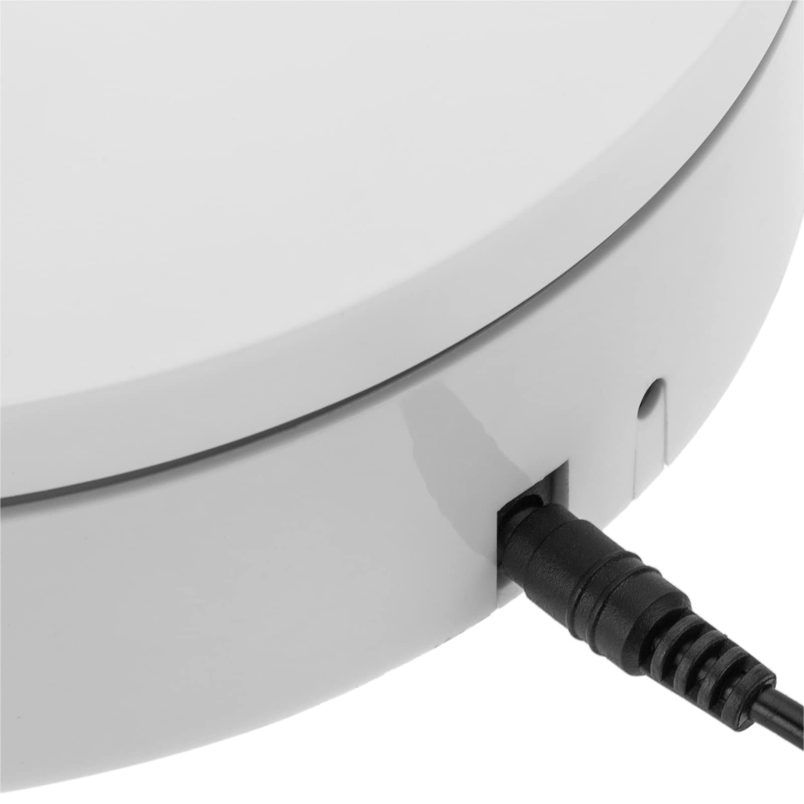 PrimeMatik PrimeMatik - Plateau tournant électrique de 20 cm en Blanc avec télécommande et 24 Fonctions