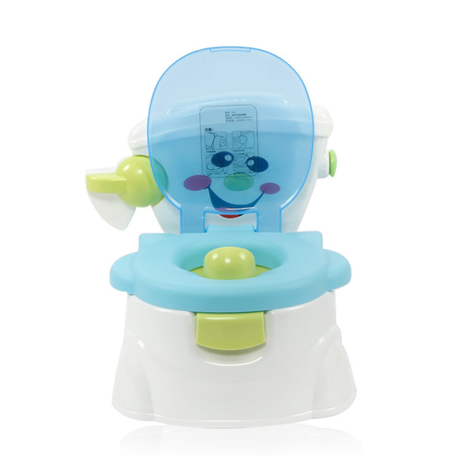 Allenamento per vasino per bambini, per imparare a usare il vasino, portatile, per viaggiare, base stabile, antiscivolo, sedia da allenamento