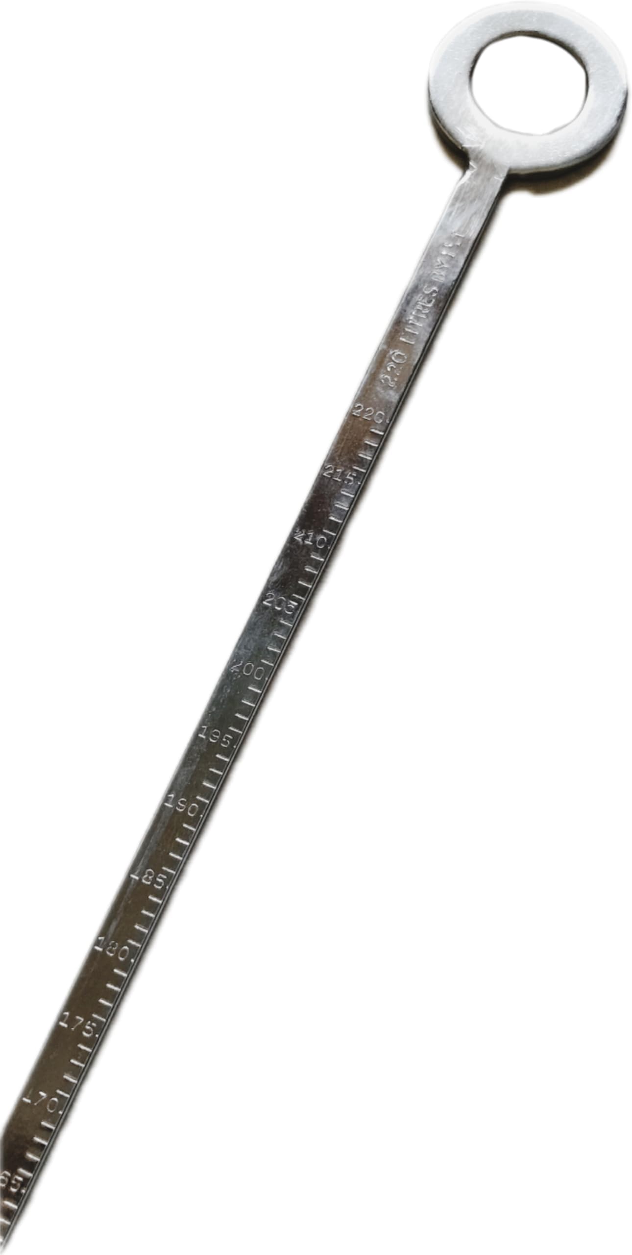Dip Rod for Oil Barrel Measuring Scale Gauge Stick Liquid Level Measurement for 220 Litres Drum (Metal)