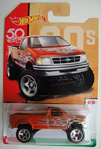 Hot Wheels 00s, naranja quemado Ford F-150 9/10 50 aniversario