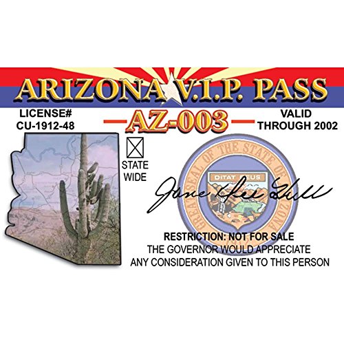 Signs 4 Fun Parody Driver's License - AZ VIP Pass ID image 2