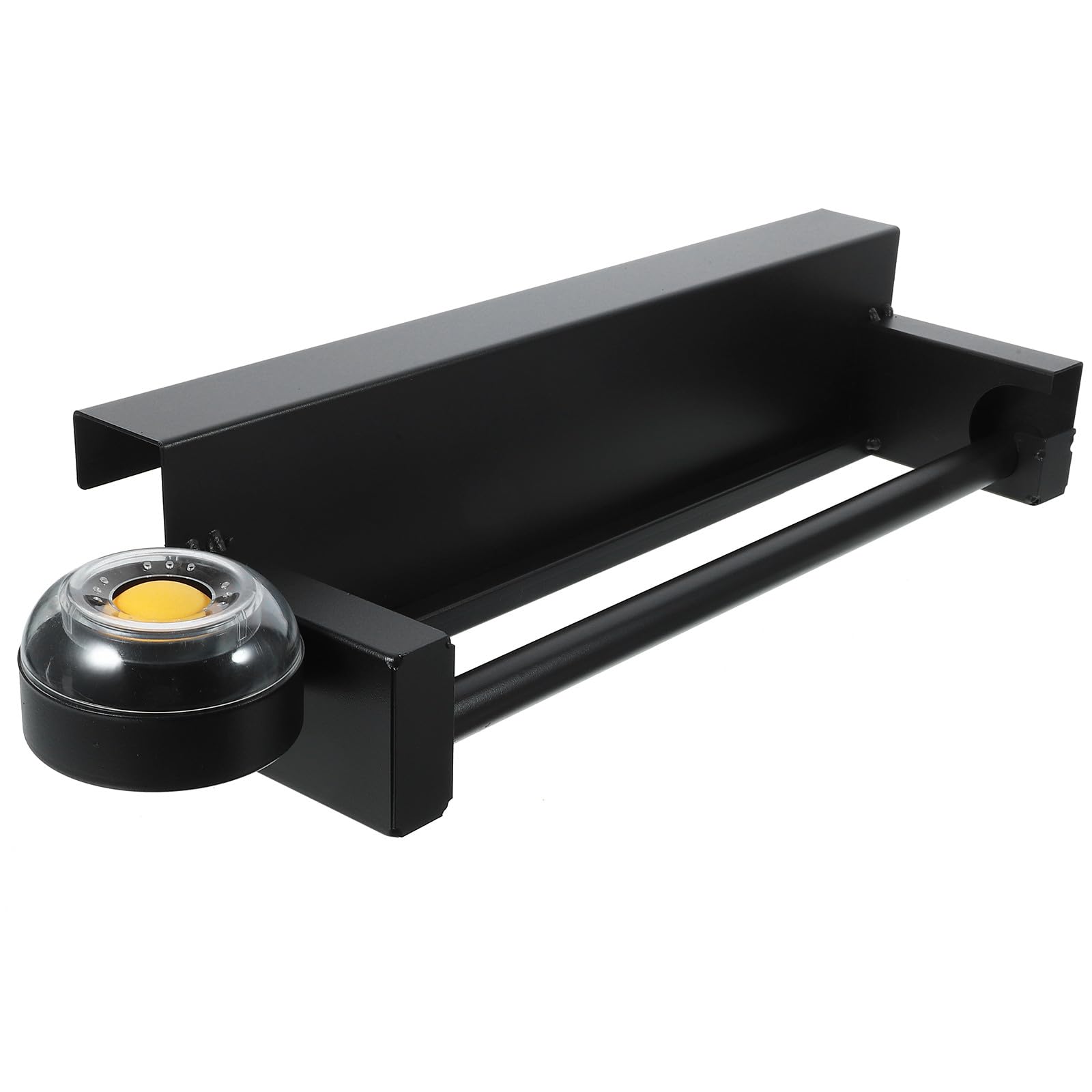 Soporte para Bolsas de Supermercado de Hierro Negro, Soporte Colgante para Rollos de Bolsas Plásticas, Organizador Compacto para Uso en Tienda, Hogar y Comercio Minorista
