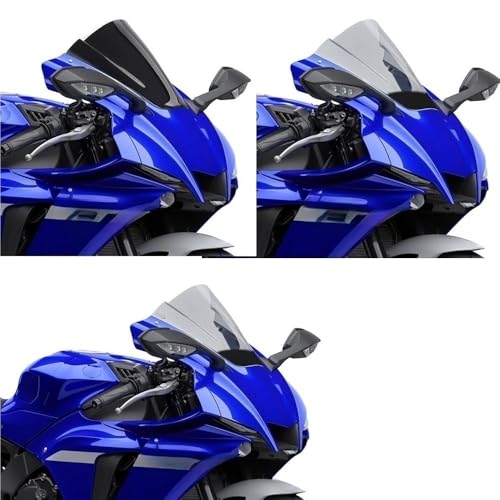 Bulle double bulle réglable pour YZF-R1M au design profilé noir - 3