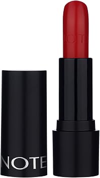 Note Cosmetics Deep Impact Lipstick 13 Impressive Red Kremsi Dokulu Yar  Parlak Ruj, K rm z