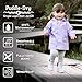 JAN & JUL Toddler Waterproof Breathable Rain Jacket for Boys Girls (Jungle Nights, 3T)