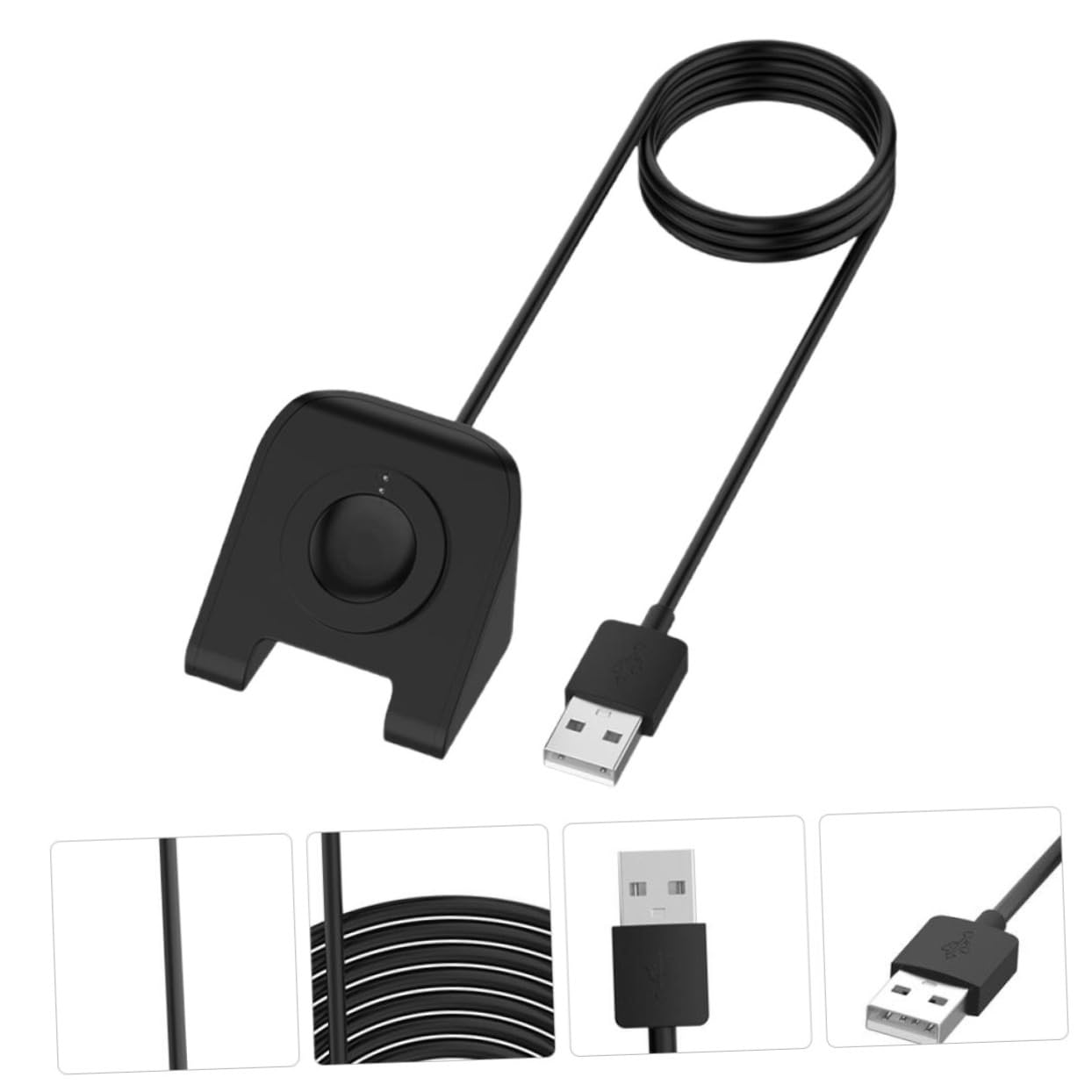 Hemobllo 3pièces Adaptateur De Charge Compatible pour Montre Connectée Gen Gen Chargeur TPE Pratique Et Stabile pour Bureau Et Voyage