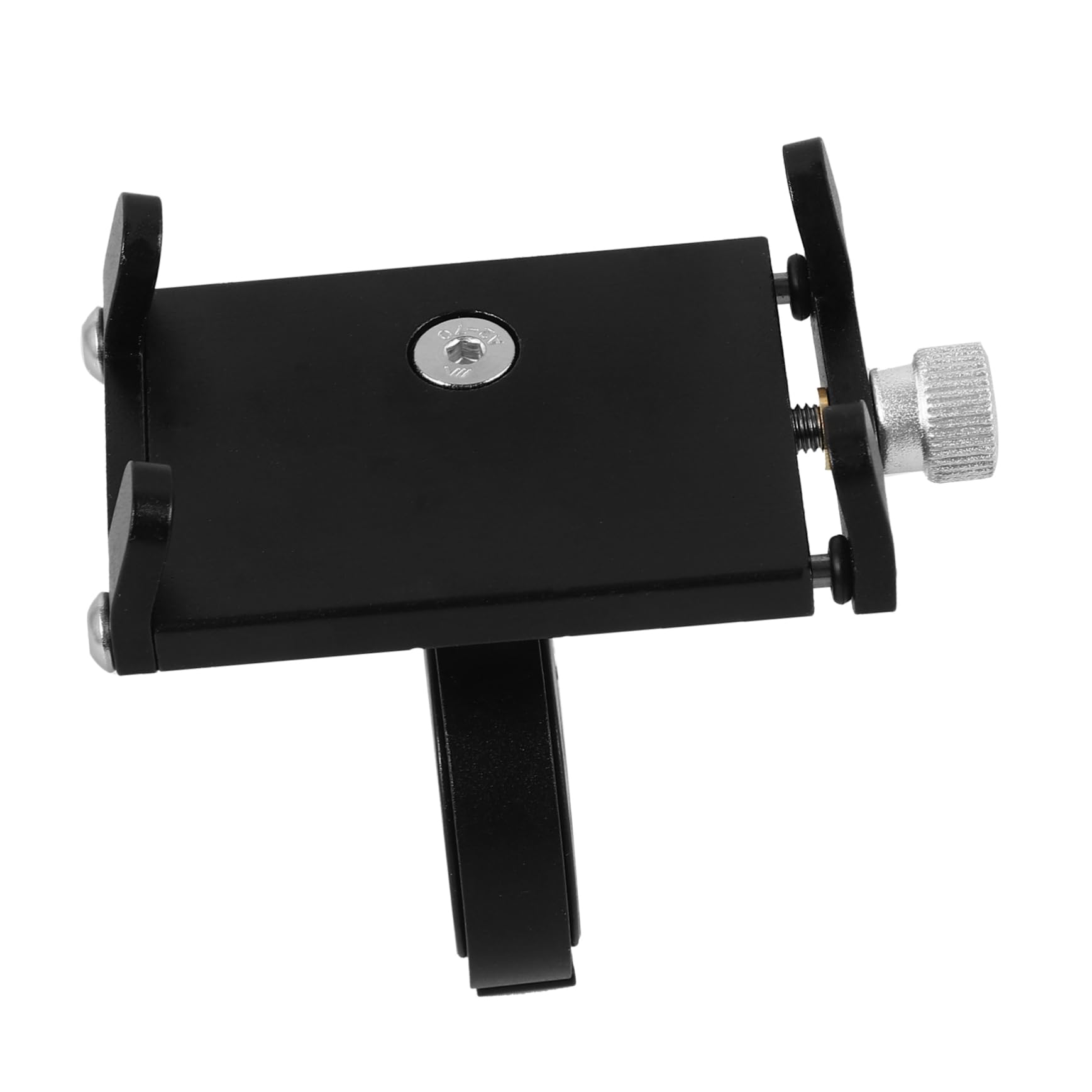 YARNOW Porta Cellulare Staffa per Smartphone Titolare Stand del Telefono Supporto per Telefono da Bici cremagliera Porta del Telefono Supporti del Telefono Lega di Alluminio Black