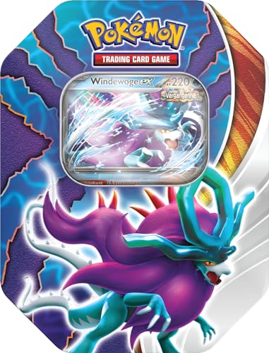 Pokémon-Sammelkartenspiel: Tin-Box Paradoxclash: Windewoge-ex (1 holografische Promokarte & 4 Boosterpacks) – Bild 3
