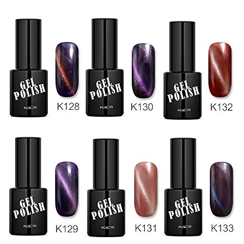 6 colores populares esmalte de uñas gel UV miniatura 3
