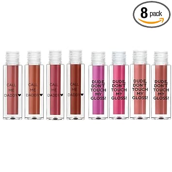 Blur India 8 Juicy Lipsticks At 999 | 4 Nude Mattes + 4 Buttery Glosses | Pigmented, Non-sticky, Hydrating Nude Shades (2.5ml each)