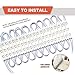 KEVWR 12V 120 LEDs Van Interior Light, Ceiling Lamp with Harness Switch for Car Van Truck Auto Vehicle Caravan Trailers Boat Bus RV Room Cargo, With Tape Adhesive Backside(40 Modules)