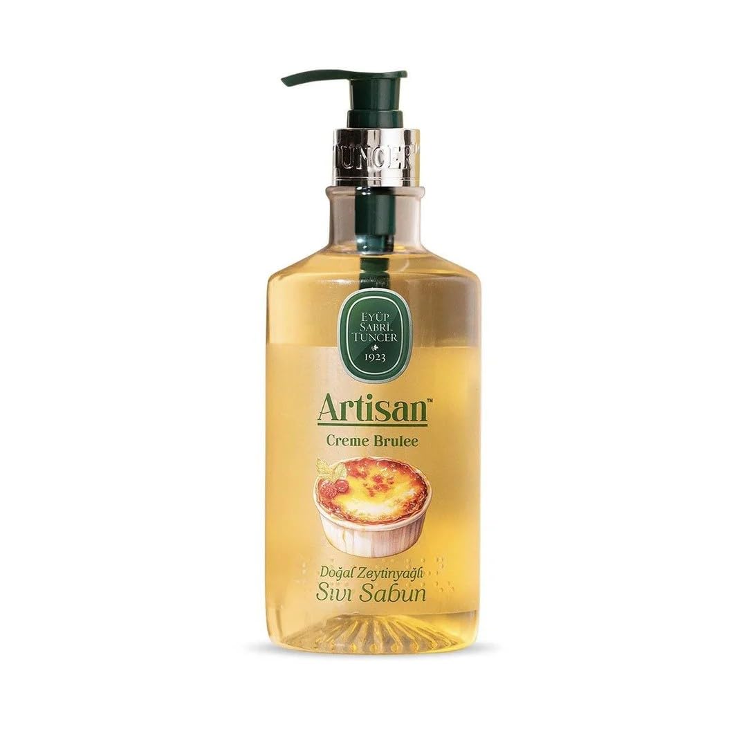 Eyüp Sabri Tuncer Artisan Doğal Zeytinyağlı Sıvı Sabun-Creme Brulee 600 ml