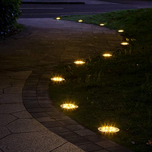 Solpex Solar Lights Outdoor 20 Pack,8 Pack Warm White,12 Pack Step Lights, Led Solar Lights Waterproof Garden Landscape Lighting For Yard Deck Lawn Patio Pathway Walkway #TOP2