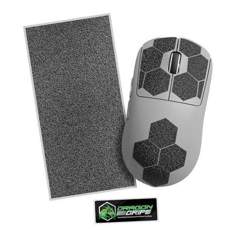 Dragon Grips 6x12 Black Rubber Grip Tape for Guns, Phones, Mouse, Laptops, Controllers, Tools & Handles, Textured Anti-Slip Sticker, Multipurpose DIY Cut Sheet, Waterproof, Made in USA