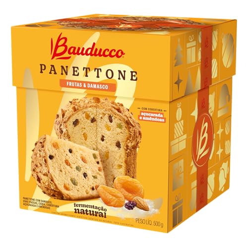 Panettone Bauducco Speciale Frutas e Damasco 500g