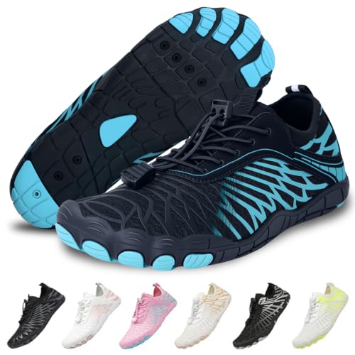 Image of Barefoot Shoes for Women & Men, Grounded Walking Hiking Barefoot Shoes, Wide Toe Box Non-Slip Water Athletic Footwear, Comfortable Vitality Barefoot Footwear, Trail Running Sneakers Unisex