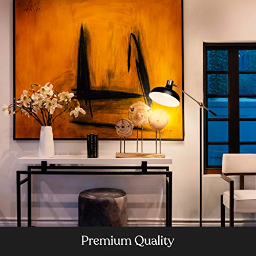 Brightech Wyatt Led Floor Lamp, Industrial Floor Lamp For Living Rooms & Offices – Charming Farmhouse Floor Lamp, Adjustable Head Standing Lamp For Bedroom Reading, Stunning Living Room Decor #TOP5