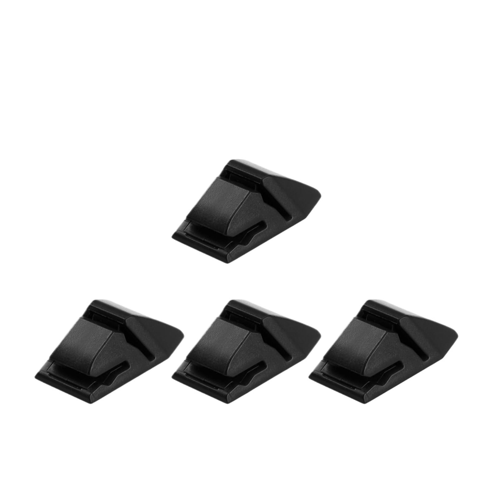 Kxfvyne 4Pcs Portable Car Parking Card Clamp Temporary Ticket Holder Bill Mount Interior Accessories(4Pcs)