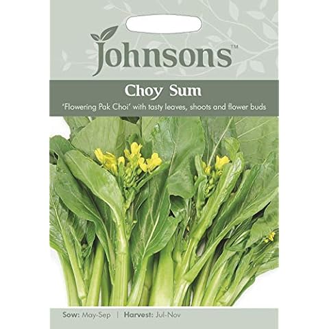 Johnsons Seeds Flowering Pak Choi Seed Cover