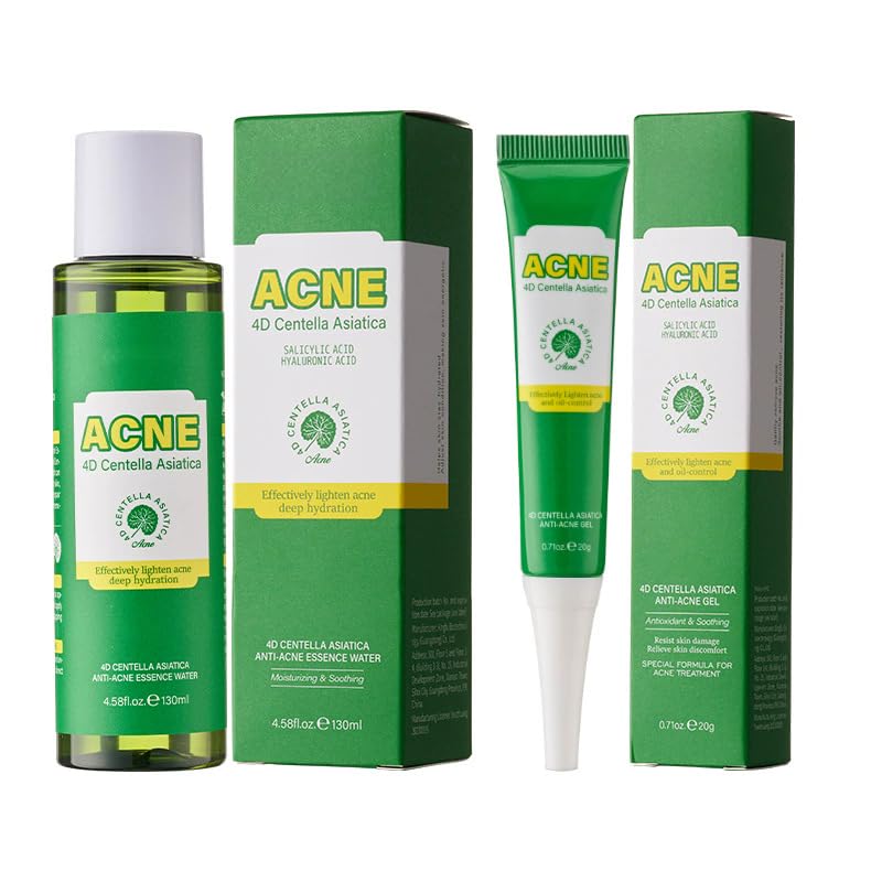 Centella Asiatica - Sérum antiespinillas, cuidado calmante del acné con hialurón, para regeneración de la piel