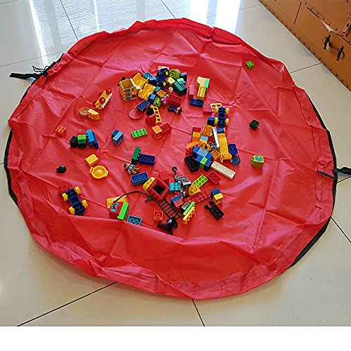 Tapete Sacola Saco Bolsa Organizador de Brinquedos Multiuso Vermelho CBRN13807