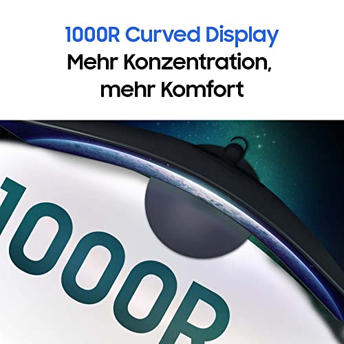 Samsung Curved S39C Essential Monitor S27C390EAU, 27 Zoll, VA-Panel, Full HD-Aufl&ouml;sung, Eco Saving Plus, integrierte Stereo Lautsprecher, 4 ms Reaktionszeit, Bildwiederholrate 75 Hz, Schwarz