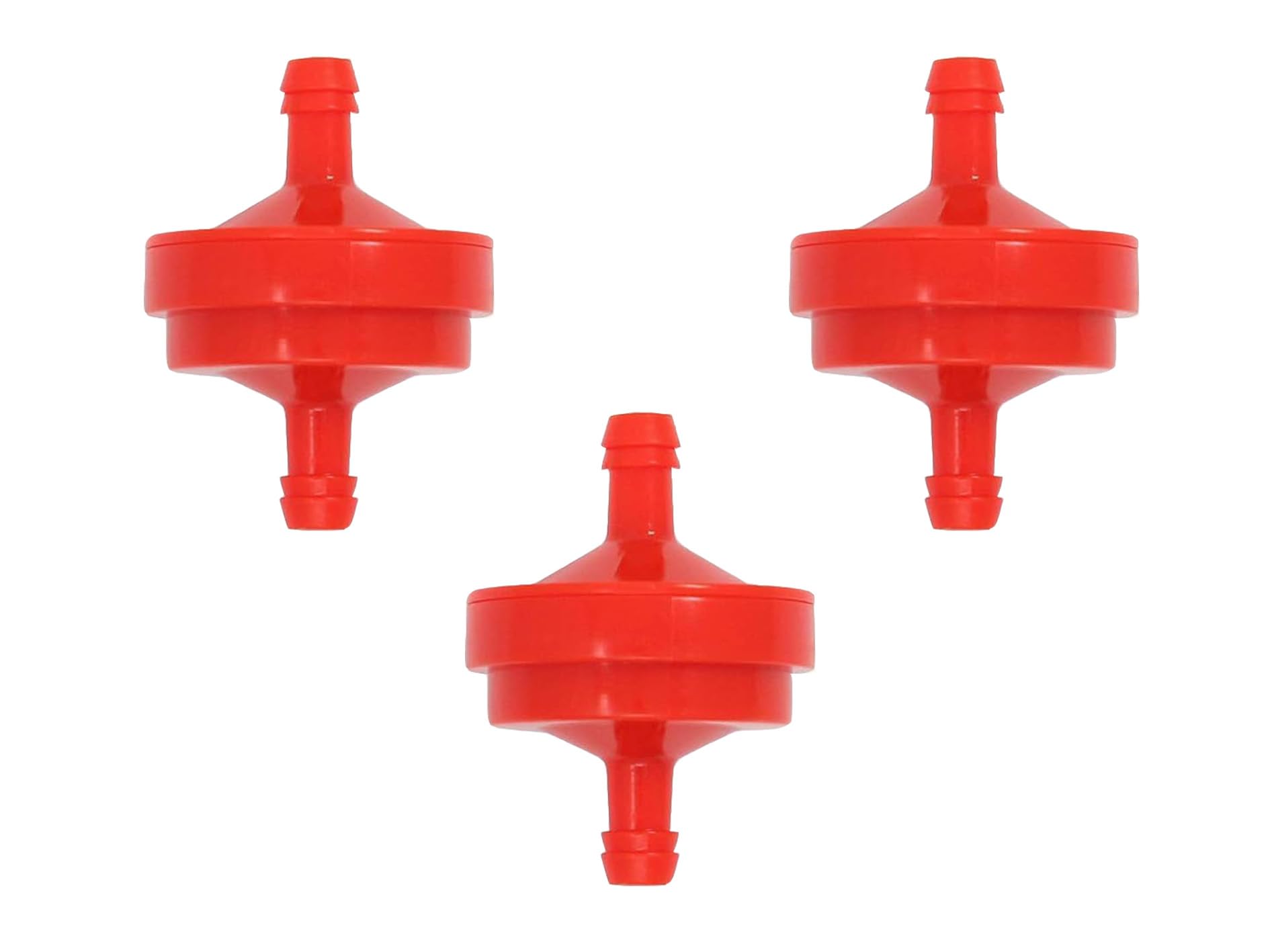 3 Pack 298090S 150 Micron Inline Gas Fuel Filter Replacement for John Deere AM107314 LG298090 LG298090S PT4265 10393 for Briggs and Stratton 298090 298090S for Toro 42-5240 56-6360