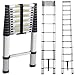 Produktbild Teleskopleiter Haushaltleiter 3,8M tragbar faltbar Leiter aus Aluminium Dachbodenleiter Mehrzweckleiter KS-JF-001