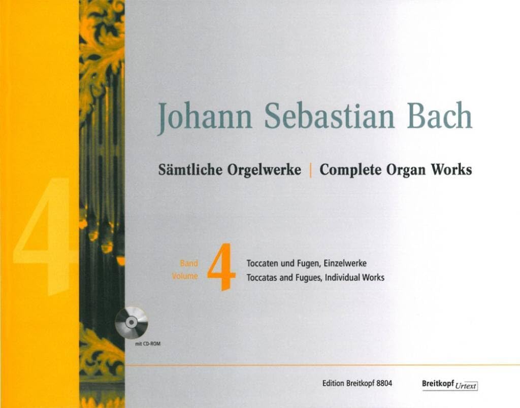 Complete Organ Works Volume 4 Bd. 4 organ Urtext Bach with Online material Urtex