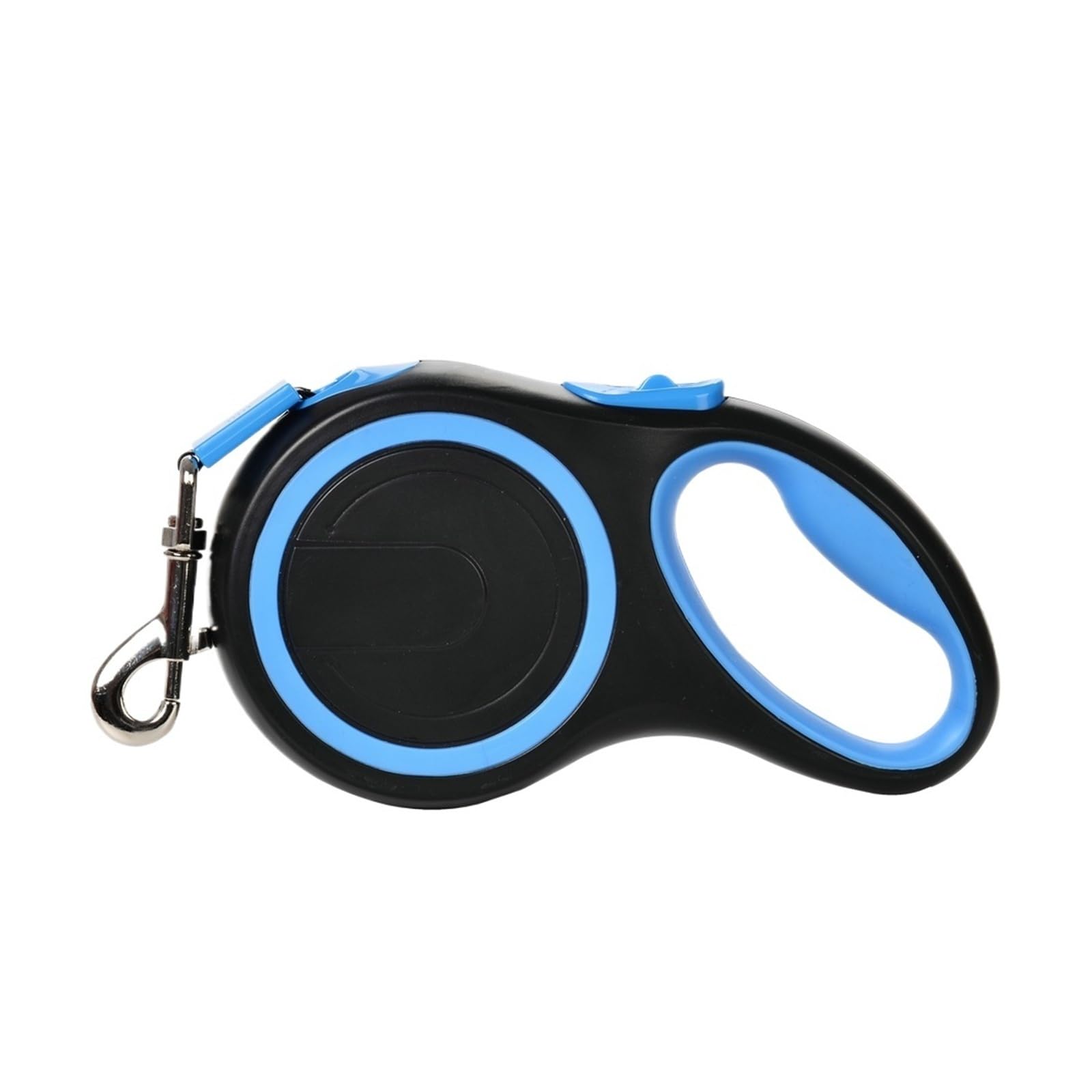 Laisse pour chien rétractable et durable 3m avec collier bleu réglable