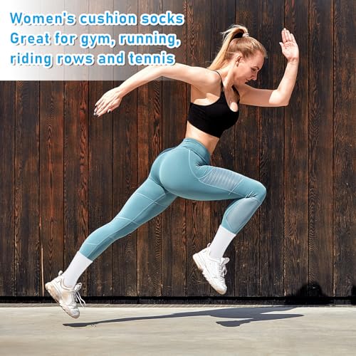 36 Pairs Crew Socks Bulk for Women Cotton Breathable Thin Dress Socks for Men Women Hiking Running4