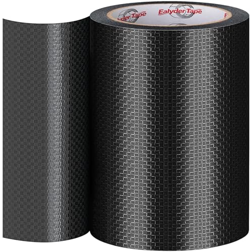 Ealyder Tape RV Underbelly Tape RV Underbelly Repair Material 6 x 26 Waterproof Flex Belly Tape with Permanent Sealing Adhesive for Mobile Home Trailer Camper(Black 6 Inch x 26 Feet)
