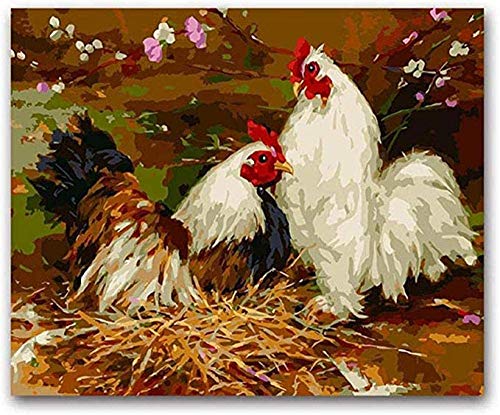 Holz-Puzzle für Kinder 1000 Stück Puzzle - Tierlandschaft Bauernhof Huhn Erwachsene Spielzeug Spiele Puzzle, tragbar…