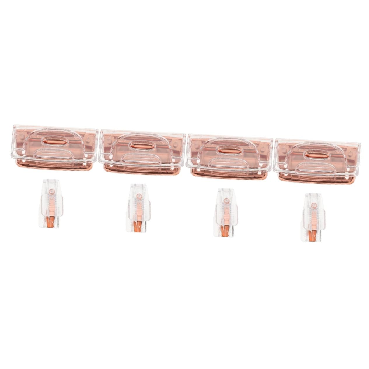 DOITOOL 4 Set Foratrice per Ufficio Elegante con Estrattore Graffette Perforatore Due e Pinzatrice Accessori Moderni per Documenti e Organizzazione Professionale
