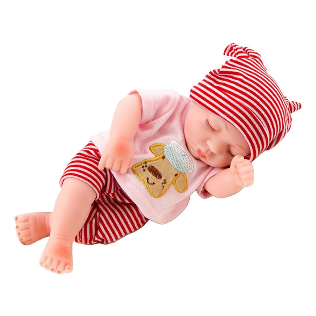 UJEAVETTE® 10 Inch Real Lifelike Reborn Boy Doll Silicone Newborn Baby Dolls Boy Red (B0BN84TGB3) Amazon Price History, Amazon Price Tracker