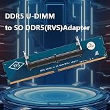 GINTOOYUN Desktop DDR5 na kartę adaptera laptopa do DDR5 U-DIMM