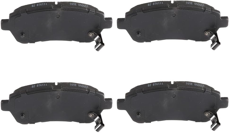 AUTOMUTO 4PCS Front Semi-Metallic Disc Brake Pads Set D1454 For Ford For Fiesta 2011-2019